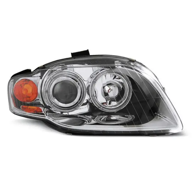 Offre Du Jour Phares Angel Eyes Chrome Avant pour Audi A4 B7 11.04-03.08