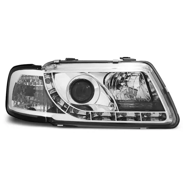 Promotion Saisonnière Phares Vrais DRL Chrome Avant pour Audi A3 8L 08.96-08.00