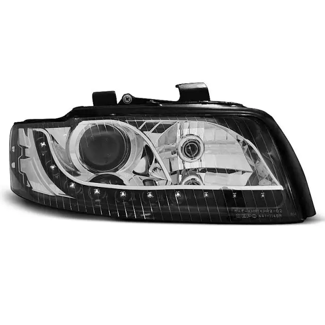 Phares De Jour Noirs Avant Pour Audi A4 2000-2004 Acheter Direct
