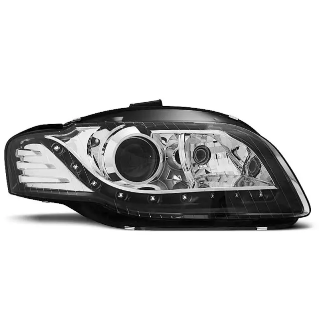 Livraison Gratuite Phares De Jour Noirs Avant Pour Audi A4 B7 2004-2008