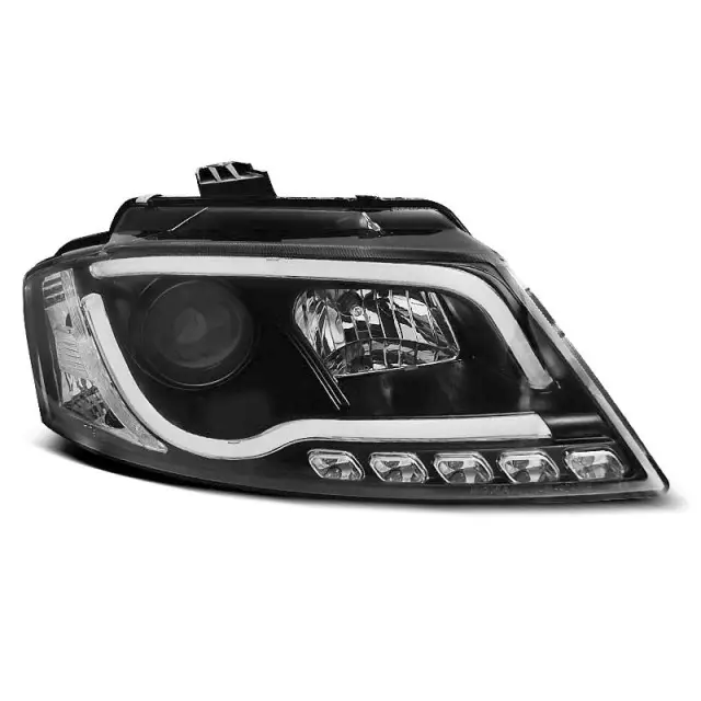 Feux De Route Tube Lumineux DRL Noir Avant pour Audi A3 8P 08-12 Petit Prix