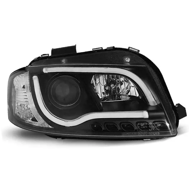 Tube De Phare Lumière DRL Noire Pour Audi A3 8P 2005-2008 Prix Choc