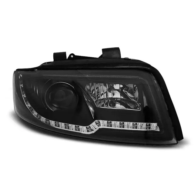 Offre Limitée Tube de phare noir avant pour Audi A4 2000-2004