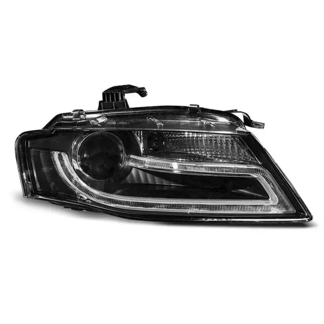 Phares Xenon DRL Noirs Avant pour Audi A4 B8 2004-2011 Nouveauté