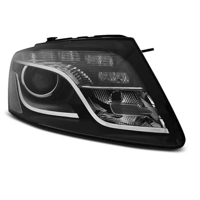Jusqu’à Épuisement Des Stocks Phares Vrais DRL Noirs Avant pour Audi Q5 11.08 - 09.12