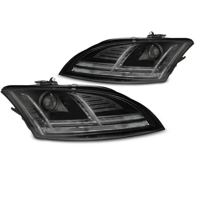 Jusqu’à Épuisement Des Stocks Phares Xenon LED DRL Noir SEQ pour Audi TT 10-14 8J avec AFS