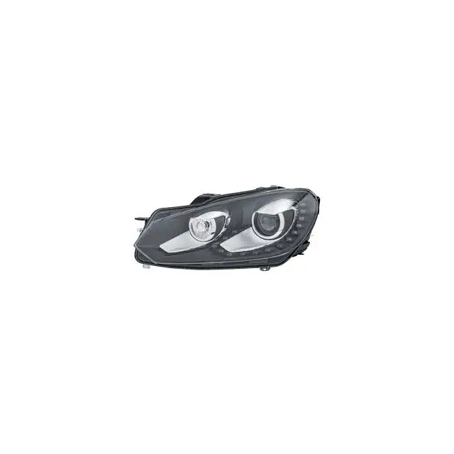 Phare Tube Lumière DRL Noir Avant pour VW Golf 6 10.08-12 Acheter En Ligne