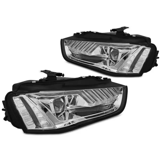 Acheter Direct Phares Xenon LED Chrome Avant pour Audi A4 B8 2012-2015
