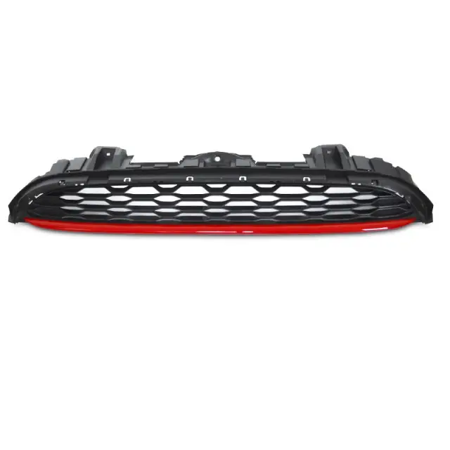 Expédié Aujourd’hui Grille Sport Avant Noire Rouge pour Mini Cooper F55 F56 F57 14-21