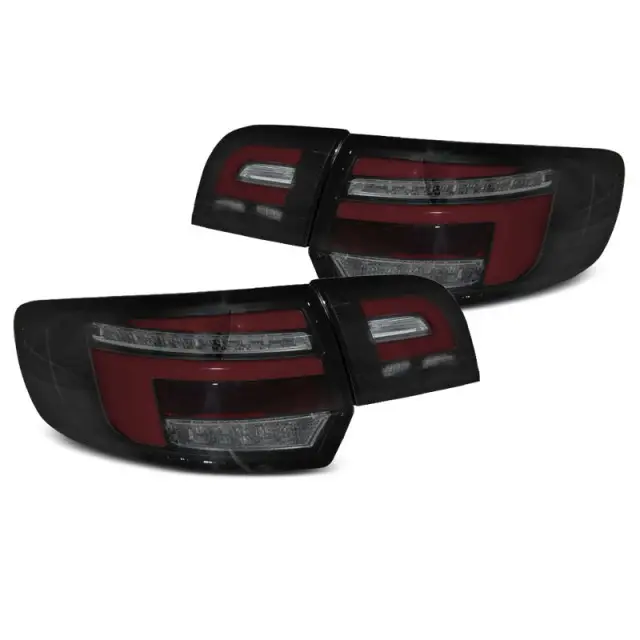 Barre Led Feux Arrière Rouges Noirs Seq Pour Audi A3 8P 03-08 Paiement Sécurisé