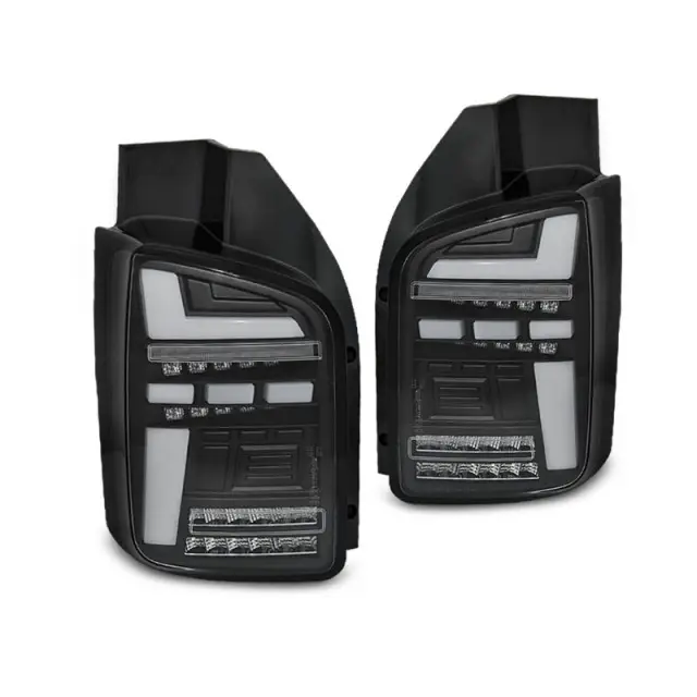 Meilleure Vente Clignotant LED Noir Full Seq Avant pour VW T5 2004-2009