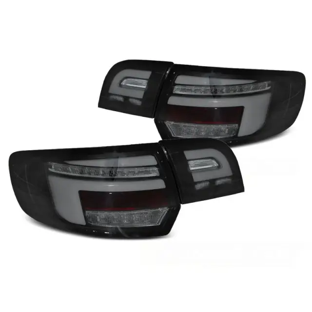 Feux Arrière À Barre Led Noirs Seq Pour Audi A3 8P 5D 08-12 Expédition Rapide