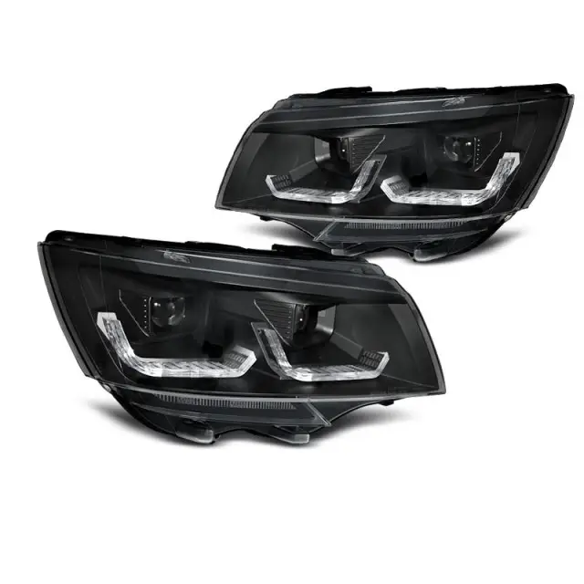 Achat Immédiat Tube De Phare Noir DRL Seq Pour VW T6.1 2020 Et Plus