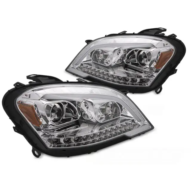 Phare Tube Lumineux Chrome Séquence pour Mercedes W164 ML 09-11 Nouveauté