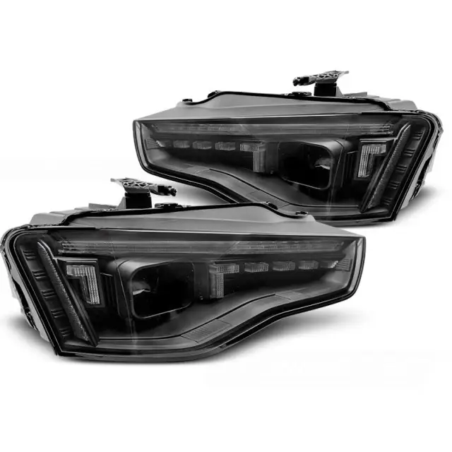 Phares À LED Noirs Séquentiels Pour Audi A5 2011-2016 Petit Prix