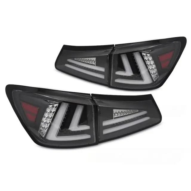 Feux Arrière LED Noirs pour Lexus IS II 2006-2013 Bon Marché