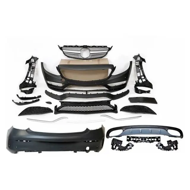 Certifié Kit De Carrosserie Mercedes W205 2014-2018 Coupe Look C63