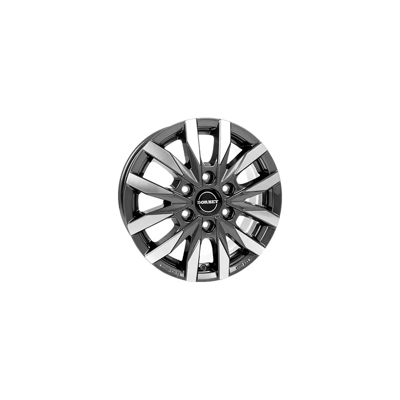 Authentique 4 jantes Borbet 7,5x18 Borbet Cw6 6/139,7 Et35 Ch100,1