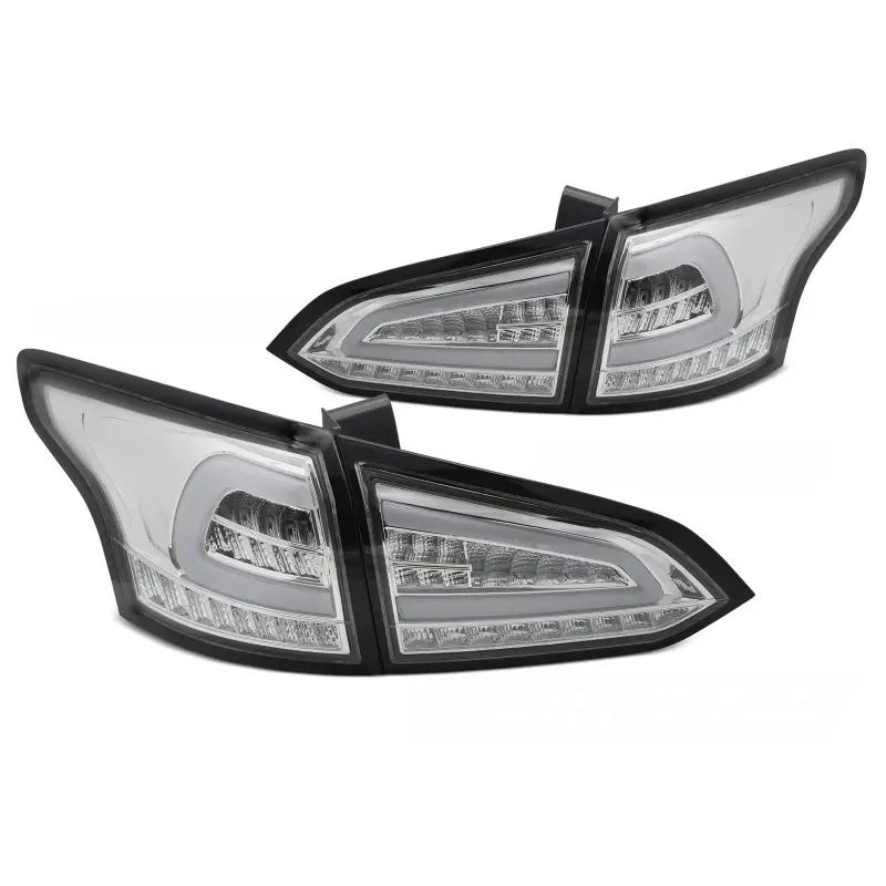 Feux Arrière LED Chromés SEQ pour Ford Focus MK3 SW 2011-2018 Meilleur Prix