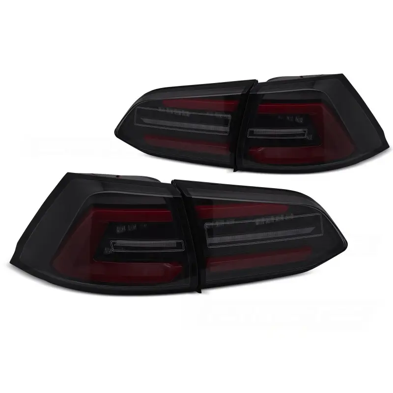 Meilleur Choix Feux Arrière LED Fumés Noirs Pour VW Golf 7 SW 2017-2019