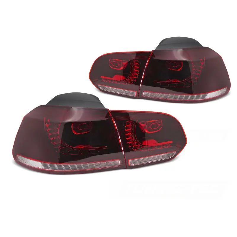 Retour Gratuit Feux Arrière LED Rouge Blanc Séquentiels pour VW Golf 6 08-13