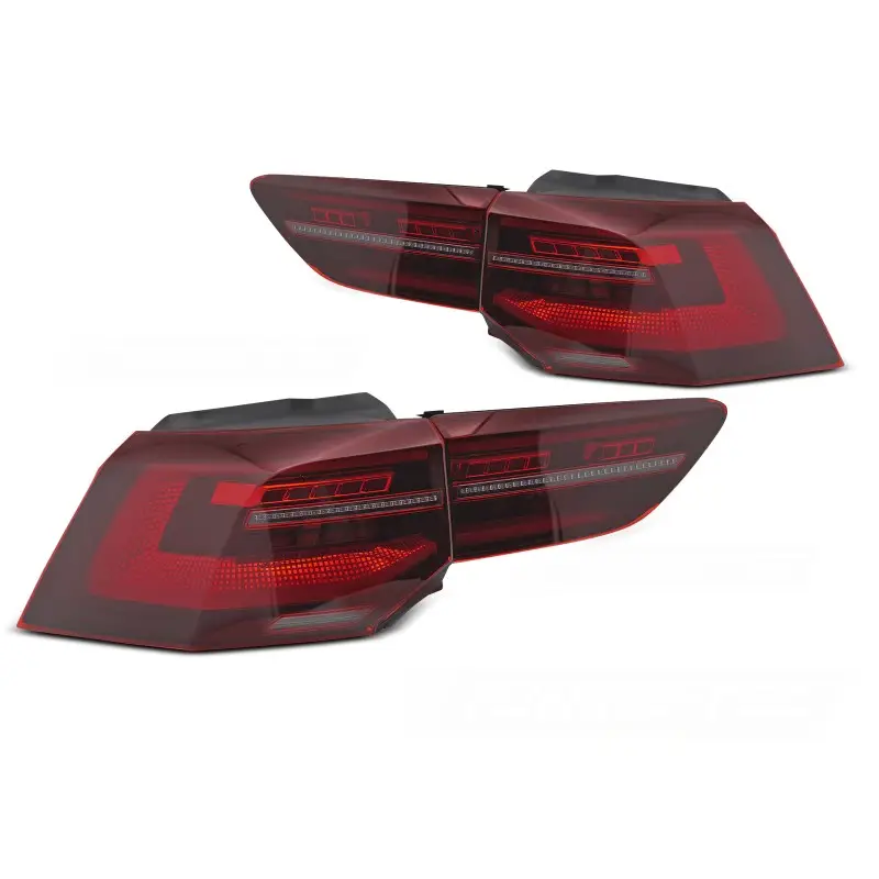 Feux Arrière LED Rouges Séquentiels pour VW Golf 8 2019-2024 Bon Plan