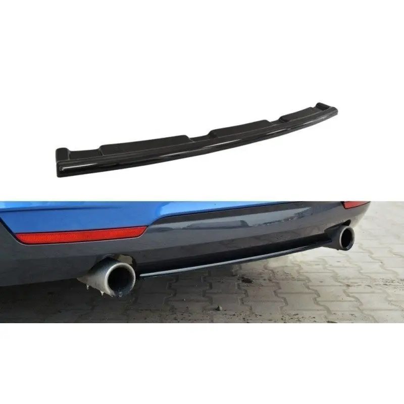 Rear Splitter for BMW 4 Coupe / Gran Coupe / Cabrio M-Pack F32 / F36 / F33 (without vertical bars) Vente Flash