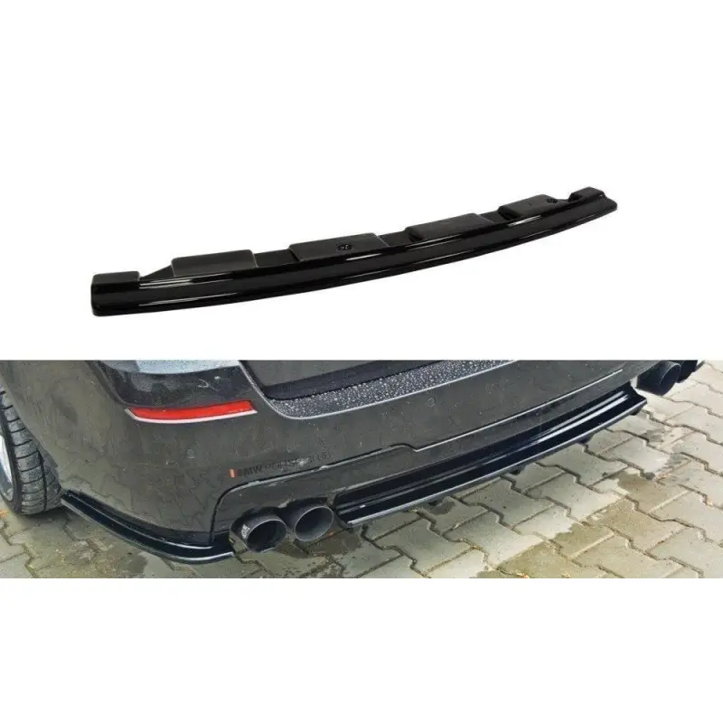 Rear Splitter for BMW 5 F11 M-PACK - without vertical bars (fits two double exhaust ends) Top Vente