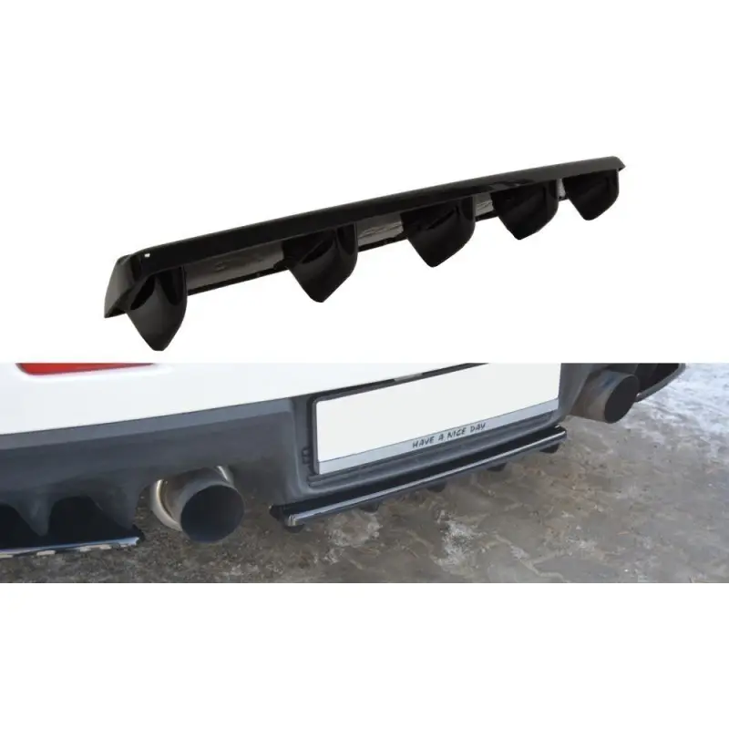Rear Splitter Mitsubishi Lancer Evo X (with vertical bars) Usine Directe