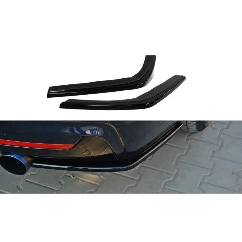 REAR SIDE SPLITTERS V.1 for BMW 4 F32 M-PACK Certifié