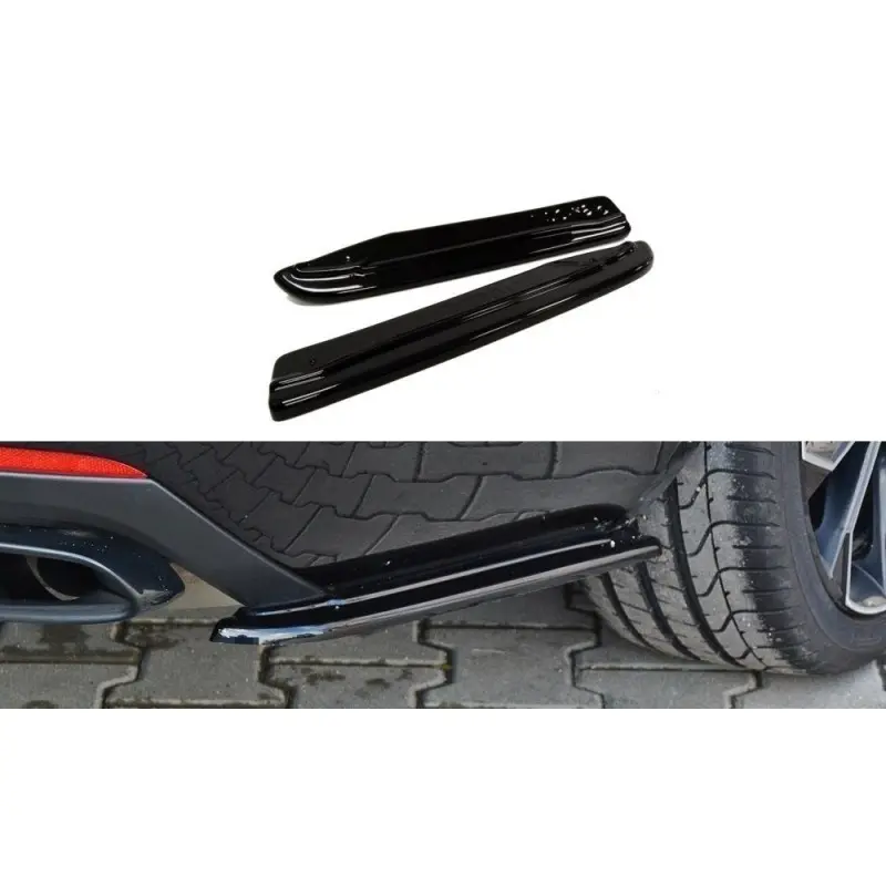 Rear Side Splitters Skoda Octavia RS Mk3 / Mk3 FL Hatchback / Estate Prix Choc