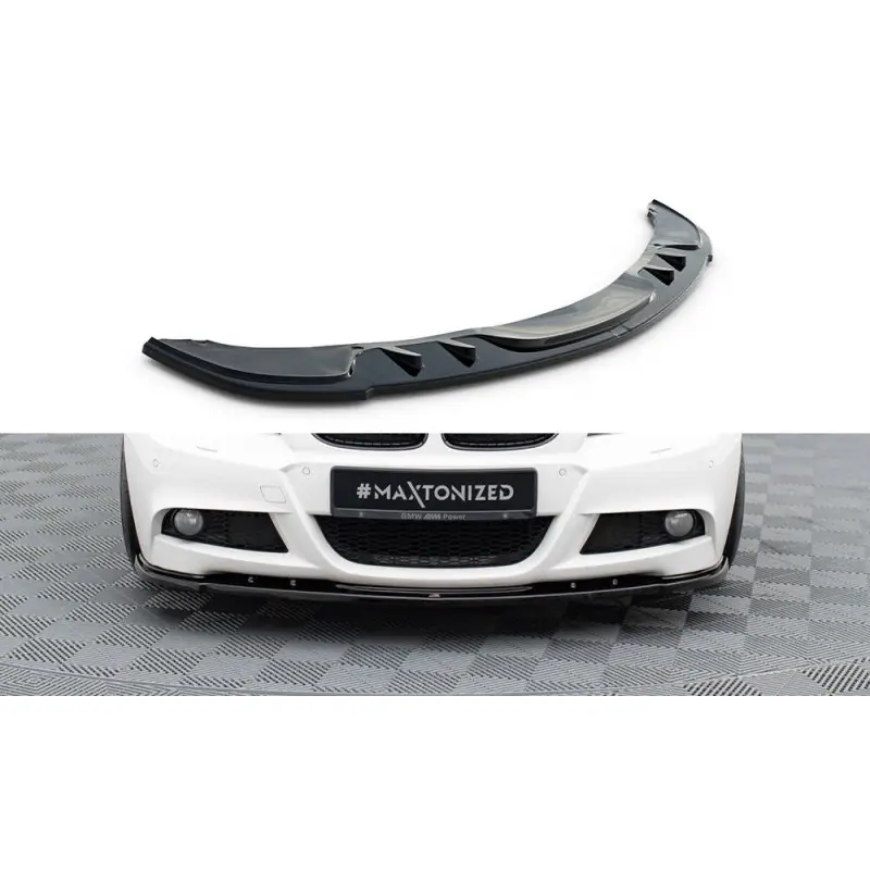 FRONT SPLITTER V.1 for BMW 3 Sedan / Touring M-Pack E90 / E91 Facelift Livraison Gratuite