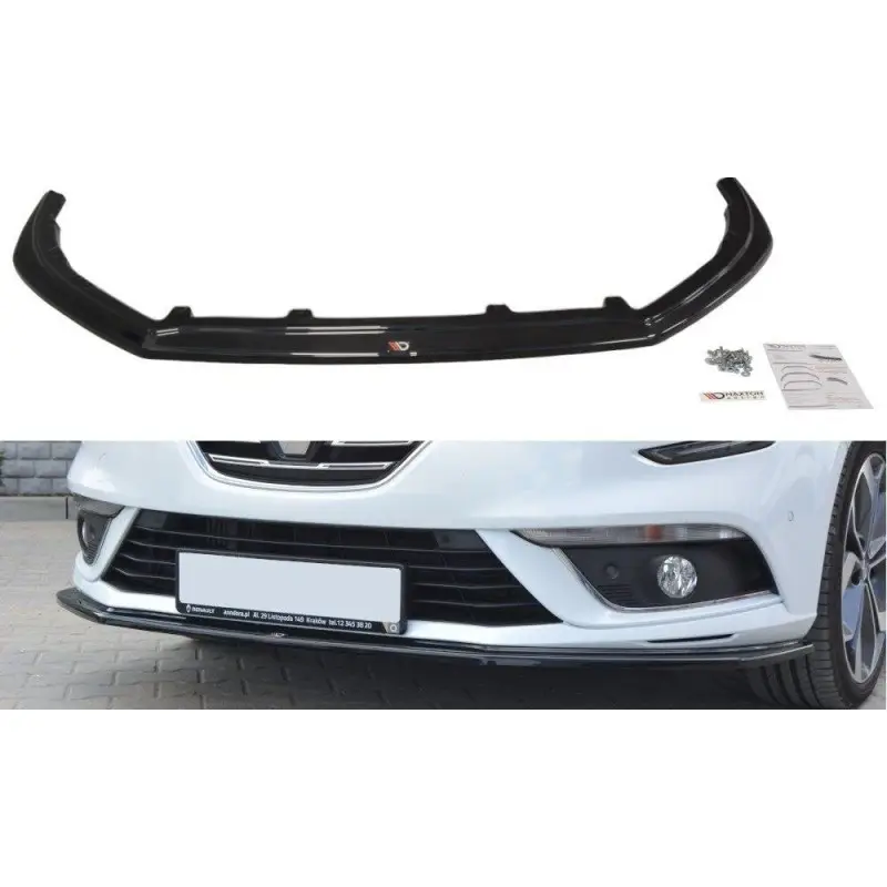 Vente Directe FRONT SPLITTER V.1 Renault Megane Mk4 Hatchback