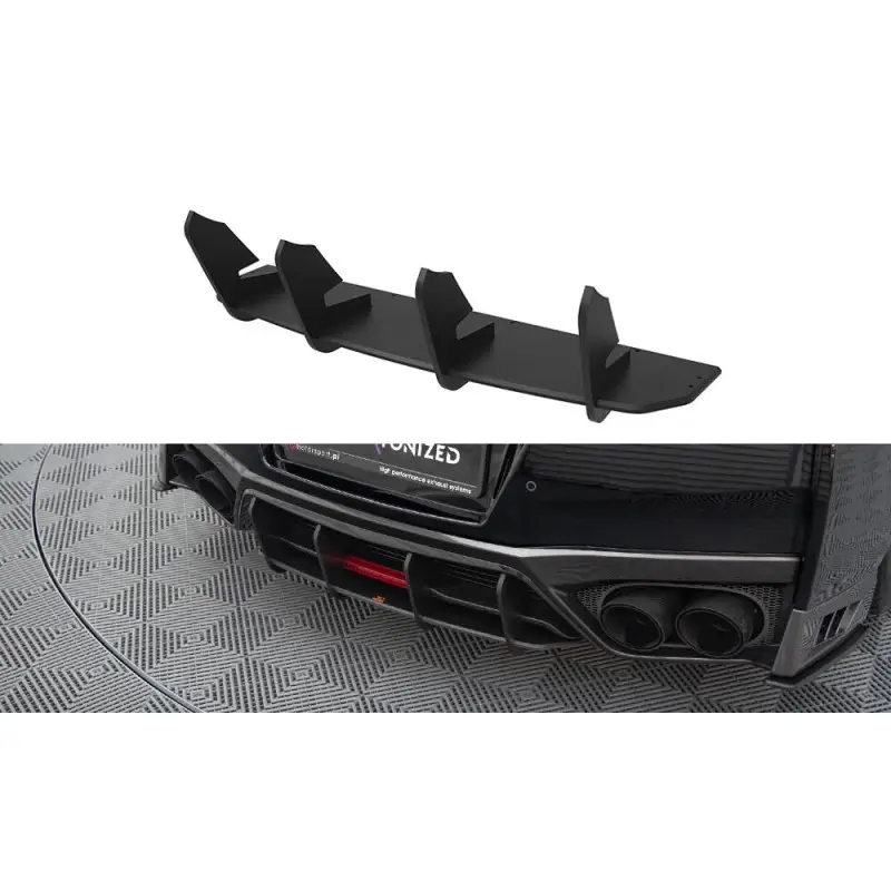 Nouveauté Street Pro Rear Diffuser Nissan GTR R35 Facelift