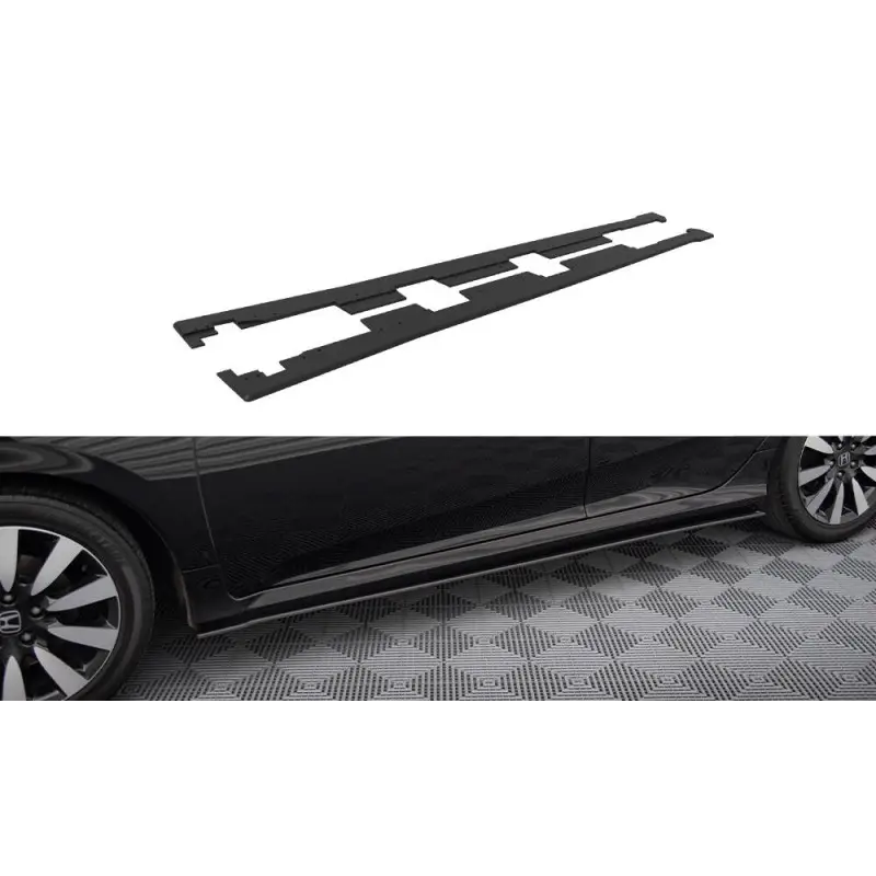 Vente Flash Street Pro Side Skirts Diffusers Honda Civic Mk10