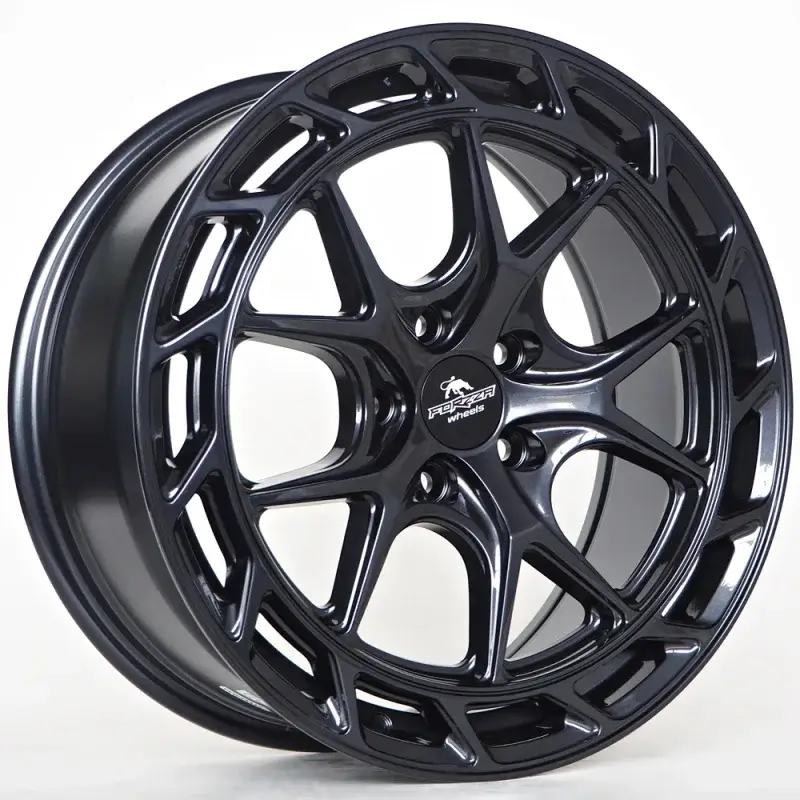 2 jantes Ratlankis Forzza Saturn 8X18 5X112 ET45 66,5 Black Magic Jusqu’à Épuisement Des Stocks