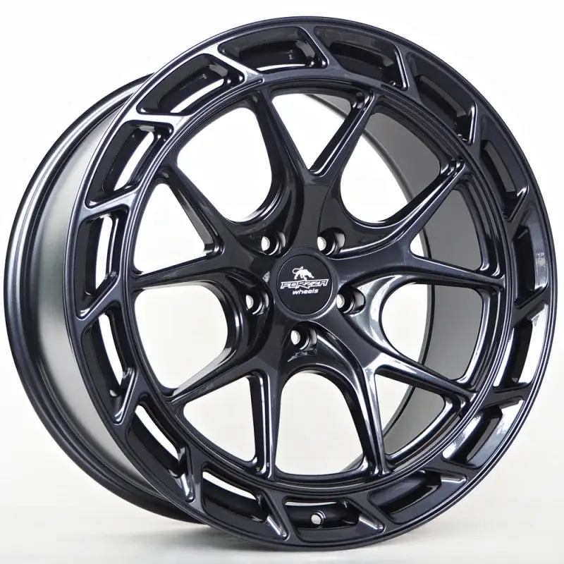 2 jantes Ratlankis Forzza Saturn 10X20 5X112 ET40 66,5 Black Magic Dernière Chance