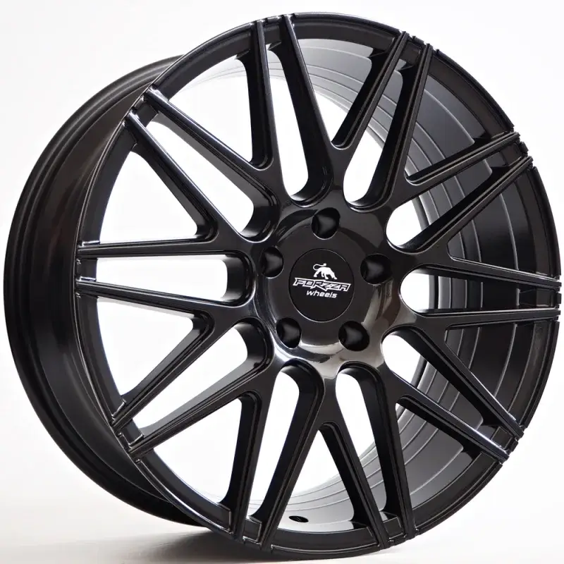 Offre Exclusive 2 jantes Ratlankis Forzza Galaxy 8,5X19 5X112 ET45 66,45 Black Magic