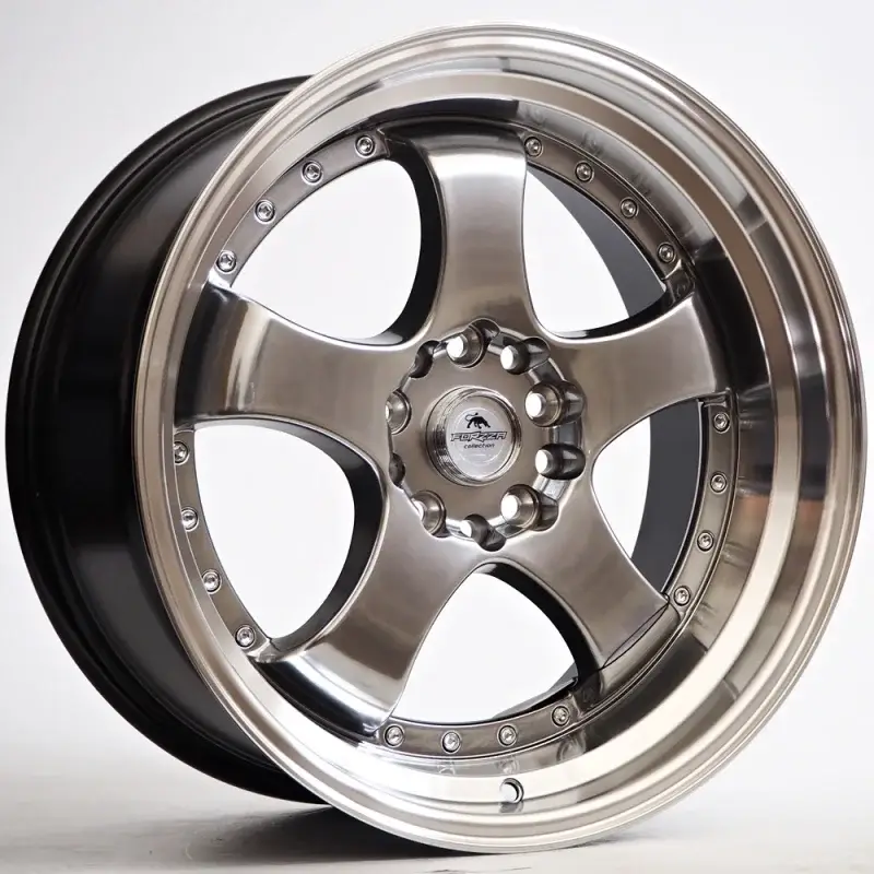 2 jantes Ratlankis Forzza Flamber 8,5X18 5X112/100 ET25 73,1 HB/LP Livraison Gratuite