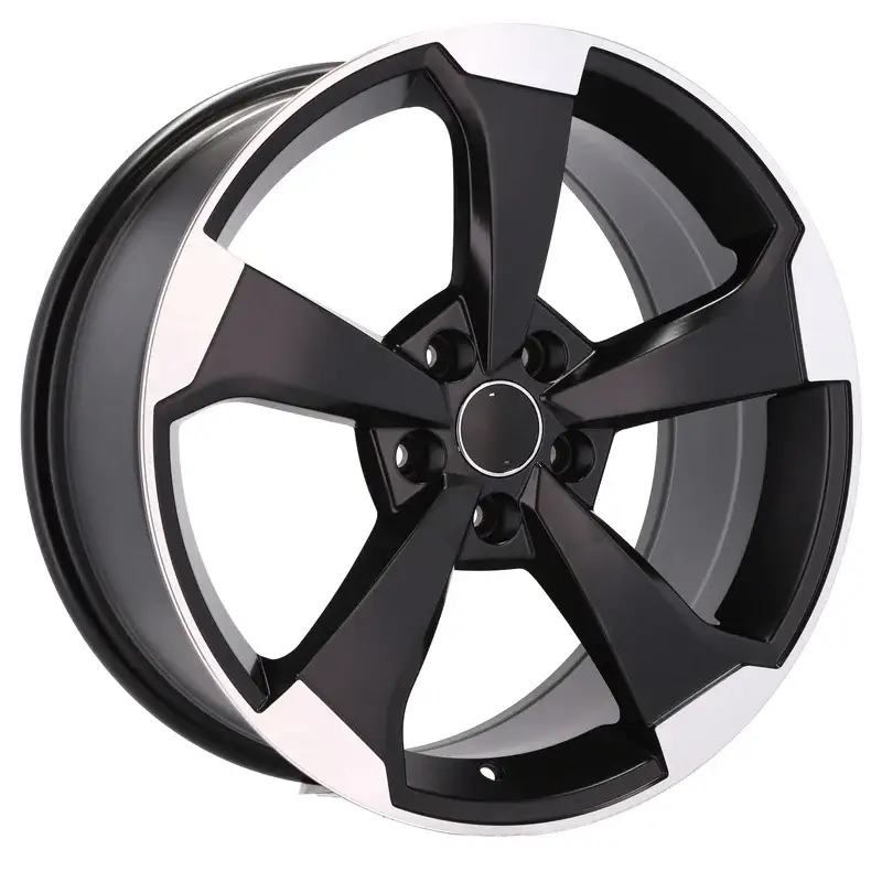 Livraison Gratuite 4 jantes 8.0 18 5x112 design AudiNoir Brillant
