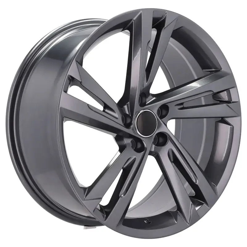 4 jantes 8.5 19 5x112 design Volkswagen Fluotournage Gris Brillant Nouvelle Collection
