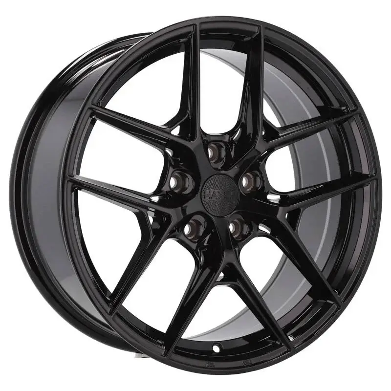 4 jantes 8.5 19 5x112Noir Brillant Commander Vite