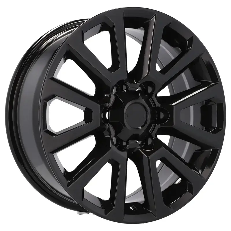 4 jantes 7.5 17 6x139.7 design Toyota Fluotournage Noir Mat Prix Cassé
