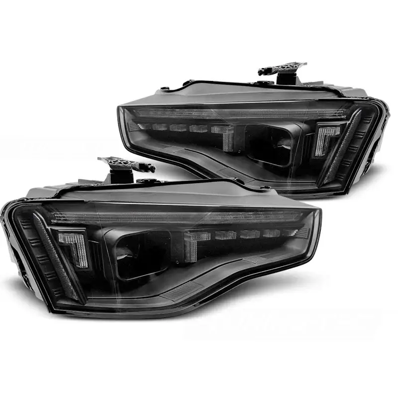 Promotion Saisonnière Phare Halogène LED Noir SEQ pour Audi A5 2011-2016