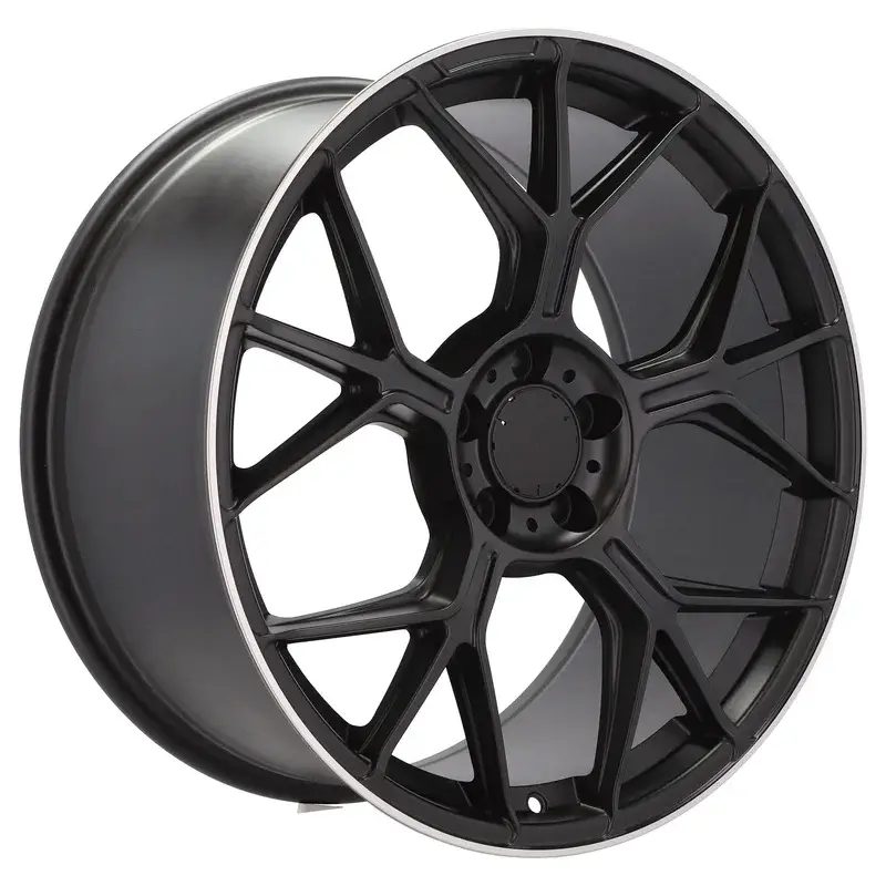 4 jantes 8.5 20 5x112 design Mercedes Fluotournage Noir Mat Certifié