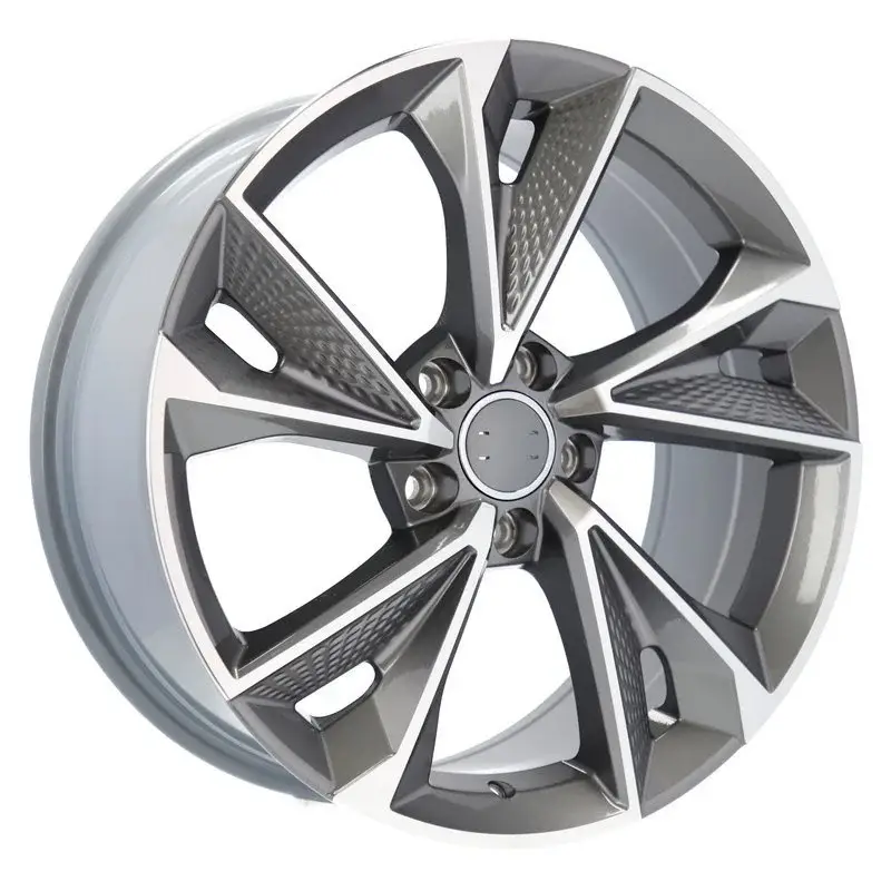Expédié Aujourd’hui 4 jantes 8.0 18 5x112 design Audi Fluotournage Gris Brillant