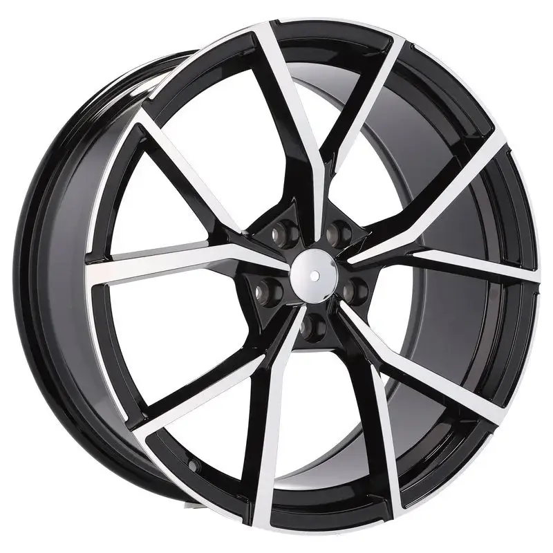 Nouvel Arrivage 4 jantes 8.0 18 5x112 design Volkswagen Fluotournage Noir Brillant