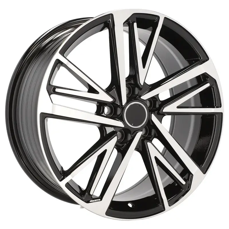 Offre Du Jour 4 jantes 7.0 17 5x114.3 design Toyota Fluotournage Noir Brillant