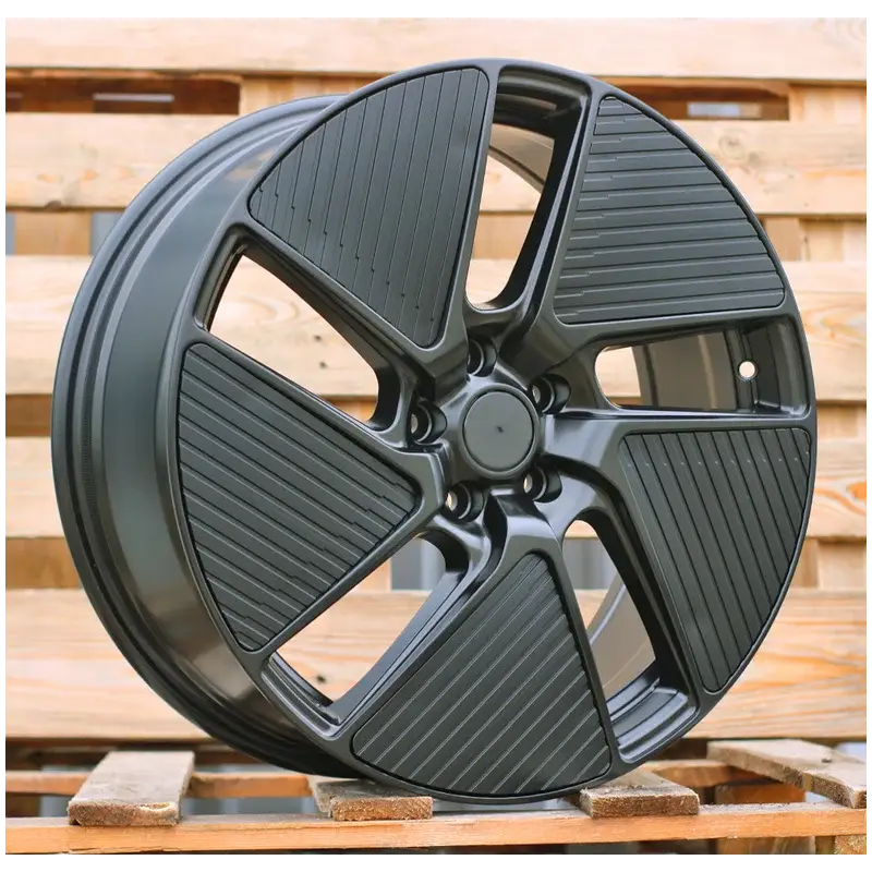 4 jantes 7.5 19 5x108 design Peugeot Fluotournage Noir Mat Jusqu’à Épuisement Des Stocks