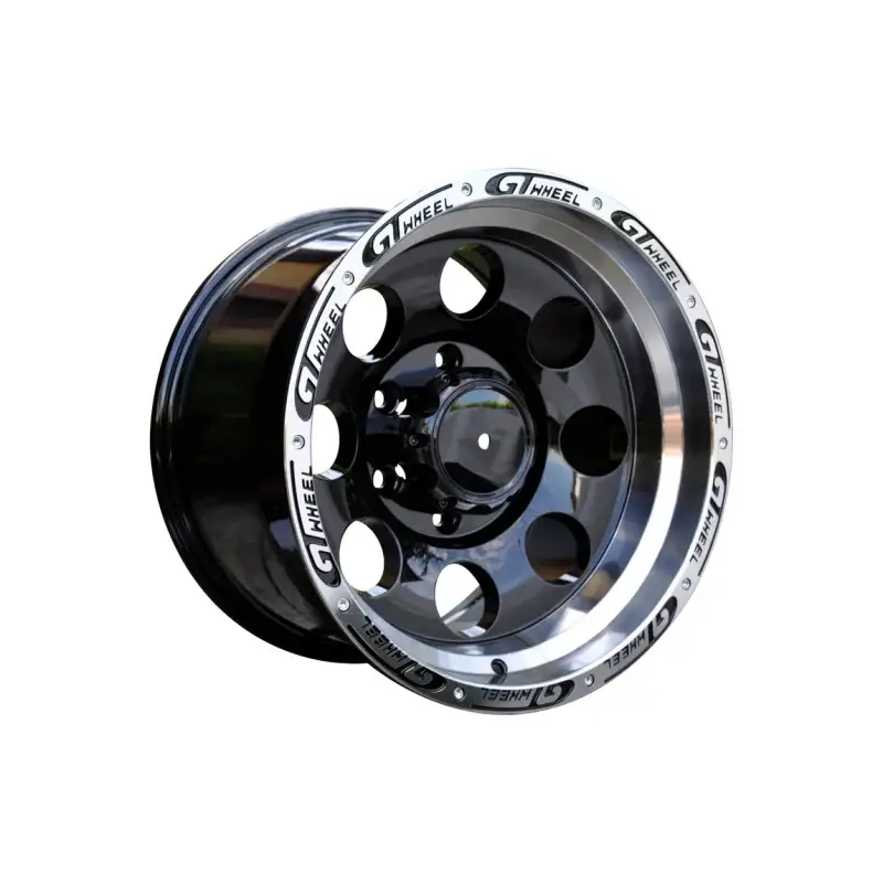 4 jantes 10.0 16 6x139.7Noir Mat Commande En Gros